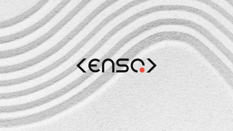 Enso — Brand identity, slide 1