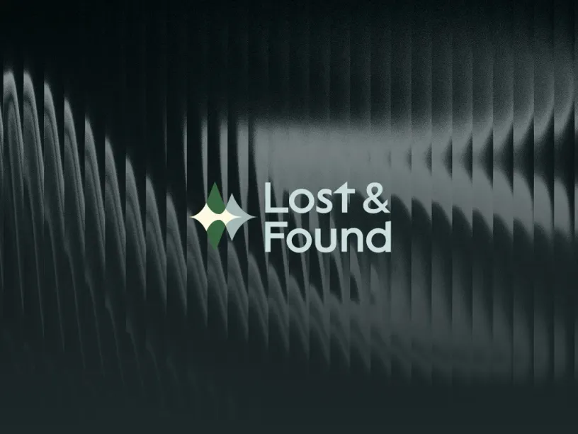 Lost&Found — Brand identity, slide 1