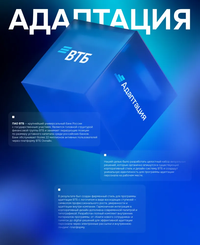 ВТБ — Фирменный стиль, слайд 01