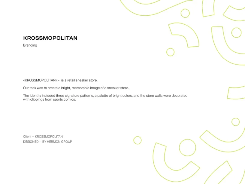 KROSSMOPOLITAN — Brand identity, slide 2
