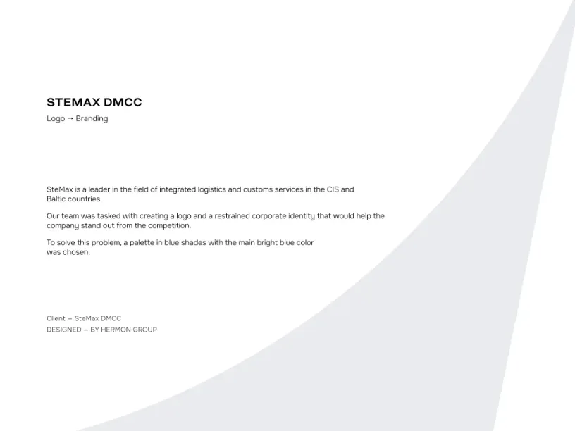 Stemax — Brand identity, slide 2