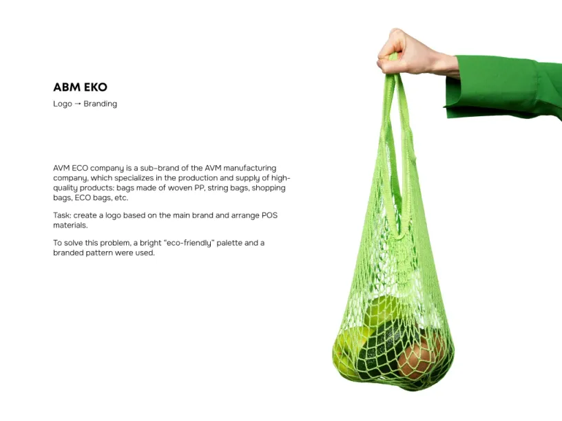 ABM ECO — Brand identity, slide 2