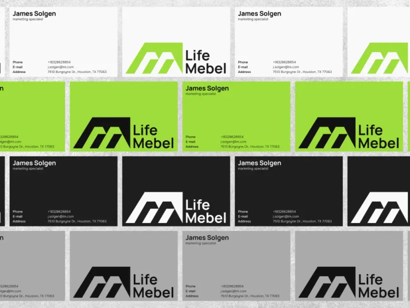 LifeMebel — Brand identity, slide 3