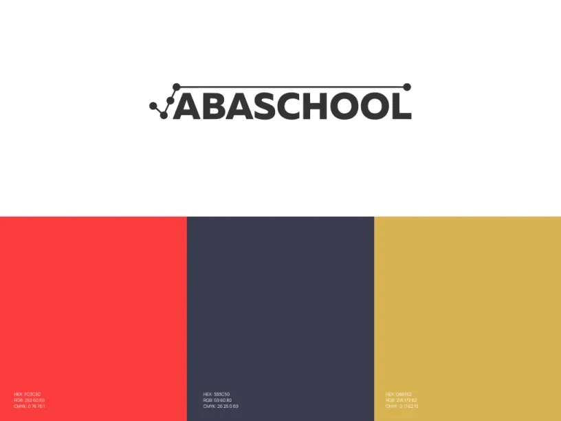 ABAschool — Brand identity, slide 3