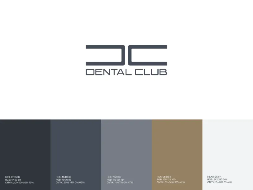 DentalClub — Brand identity, slide 3