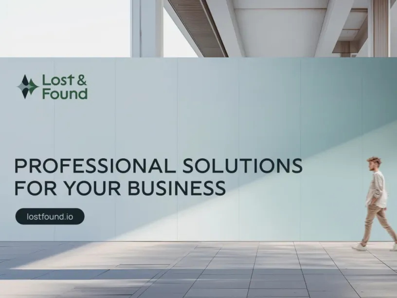 Lost&Found — Brand identity, slide 4