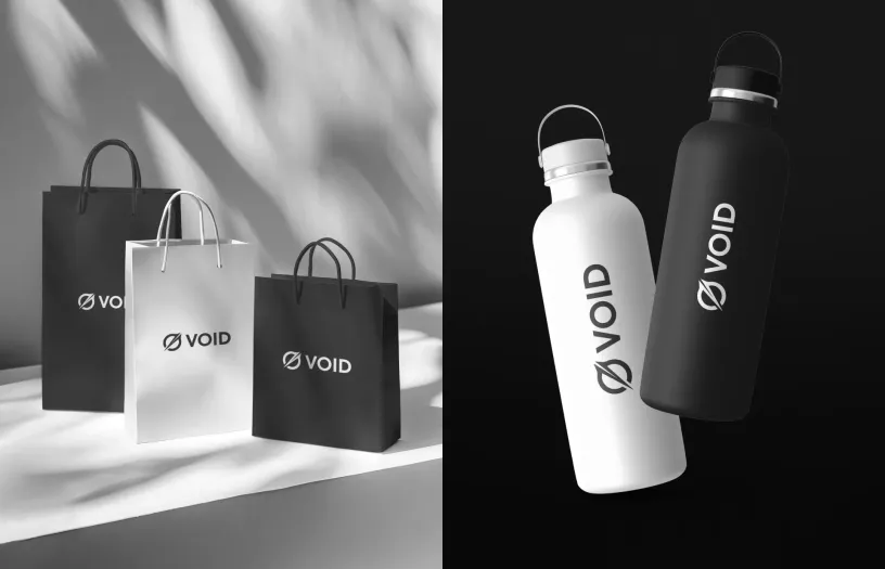 VOID — Brand identity, slide 4