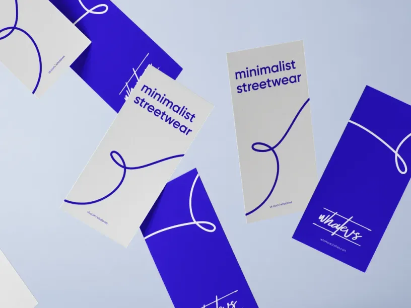 Whatevs — Brand identity, slide 4