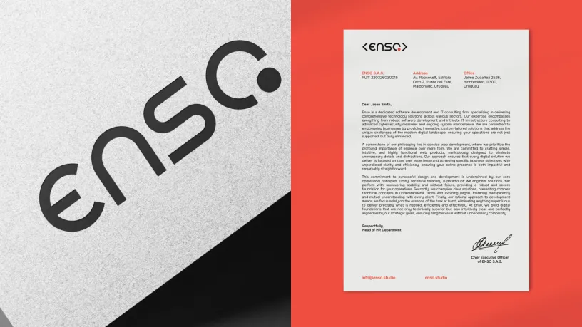 Enso — Фирменный стиль, слайд 05