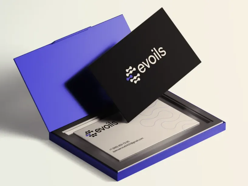 Evoils — Brand identity, slide 5