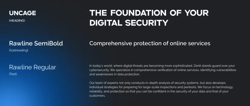 Zenit — Brand identity, slide 5