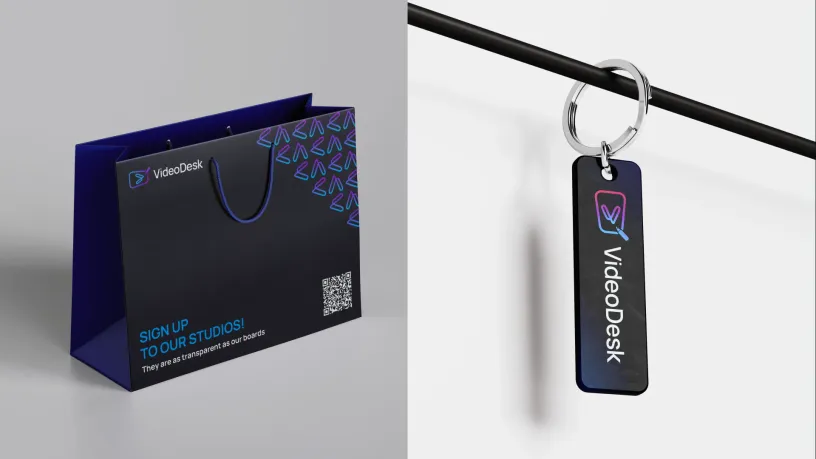 VideoDoska — Brand identity, slide 6