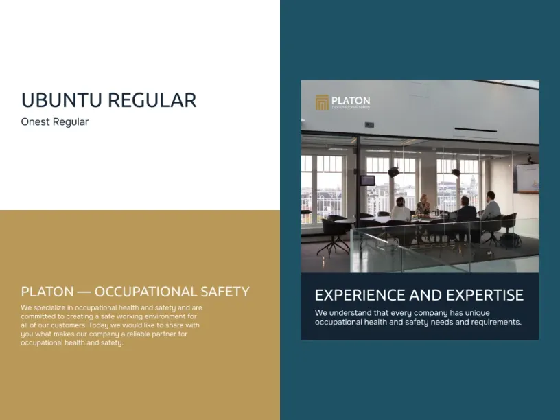 Platon — Brand identity, slide 6
