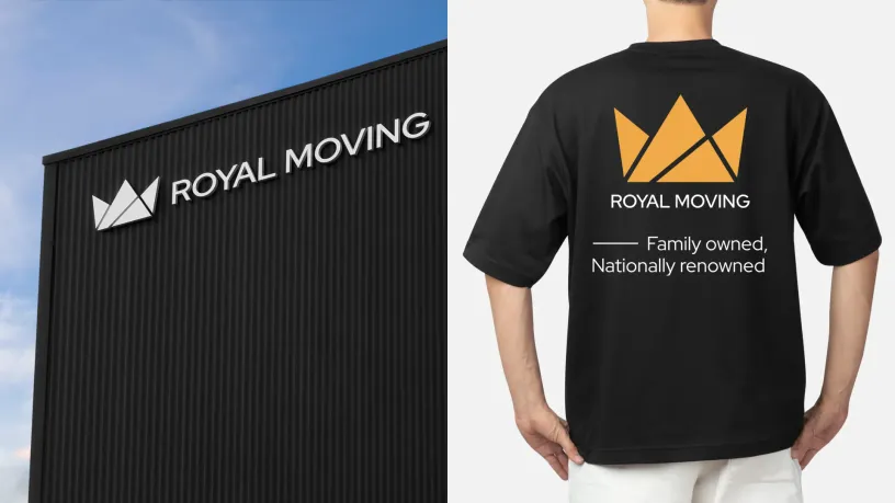 Royal Moving — Brand identity, slide 7