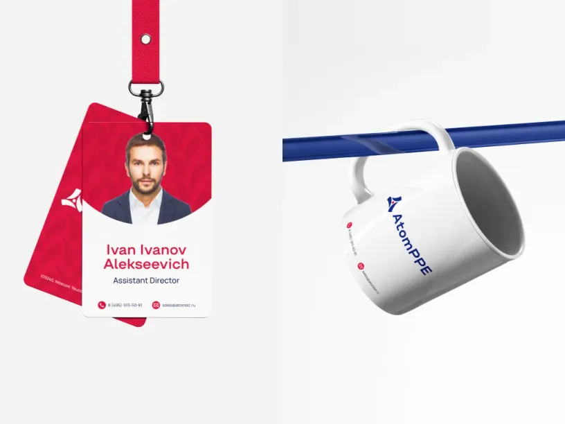 AtomPPE — Brand identity, slide 7