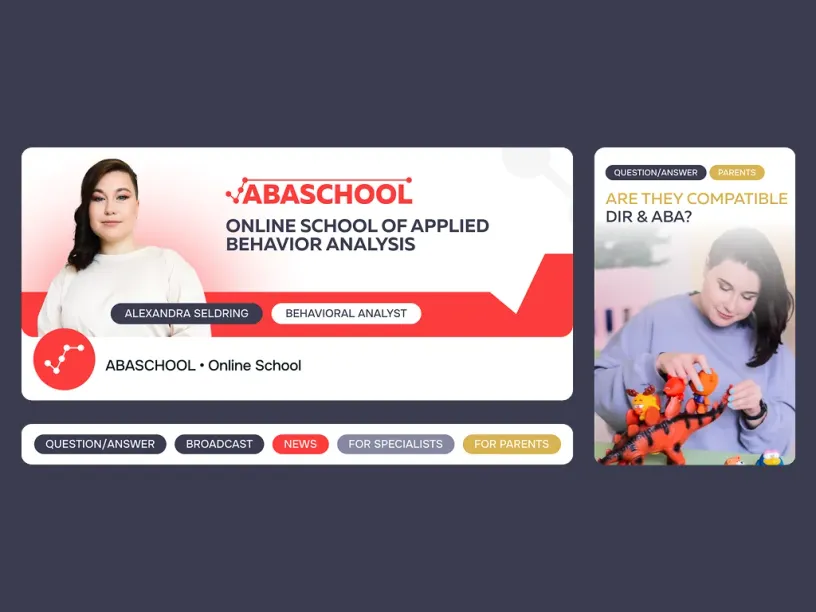 ABAschool — Brand identity, slide 7