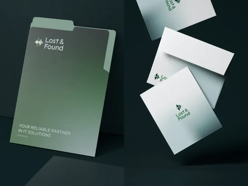 Lost&Found — Brand identity, slide 7