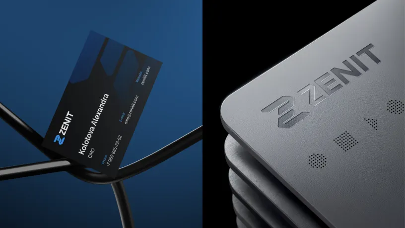 Zenit — Brand identity, slide 8