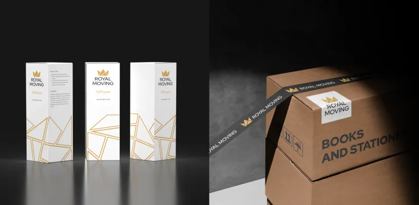 Royal Moving — Brand identity, slide 8