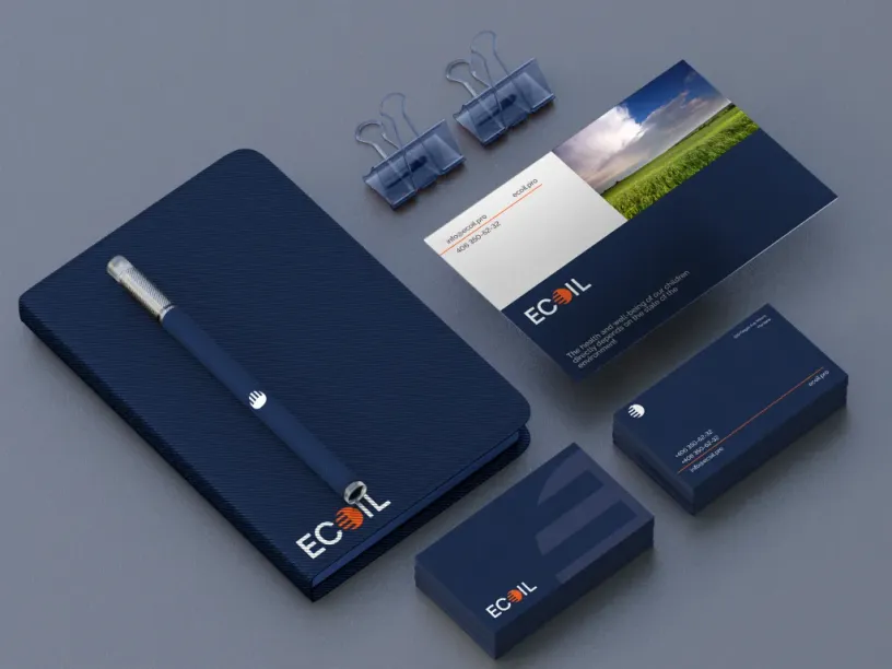 ECOIL — Brand identity, slide 9