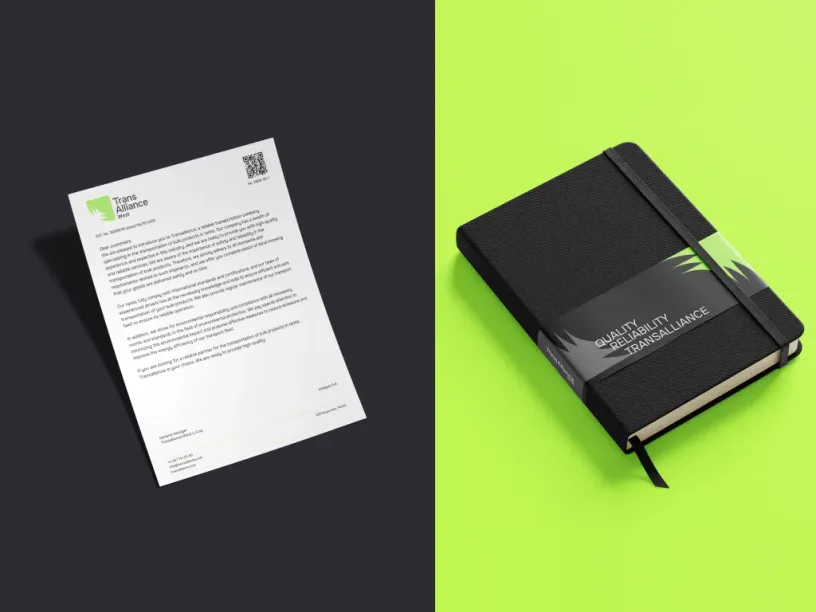TransAlliance West — Brand identity, slide 9