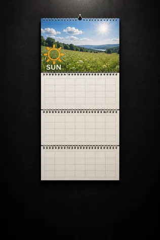 Corporate wall calendar
